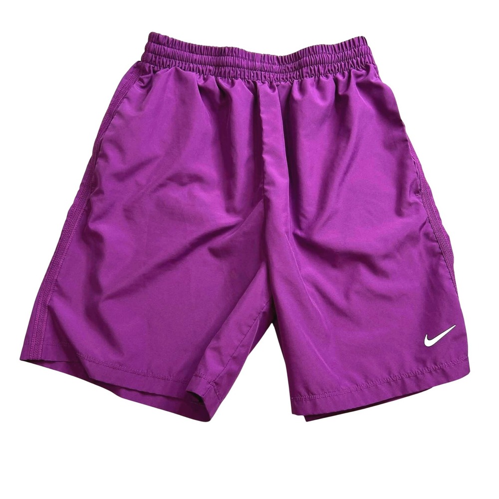 Nike Dri-FIT Youth Large Purple Athletic Training Shorts DX5382-503